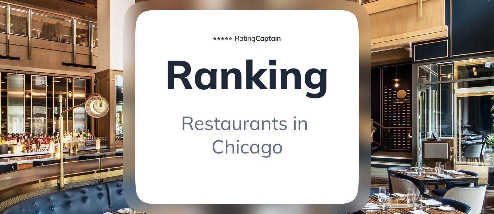 Restaurants in Chicago -ranking TOP 10