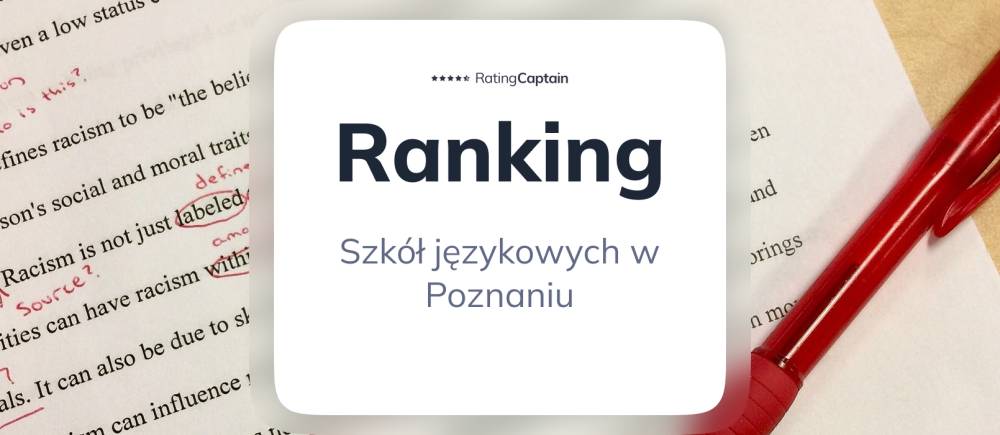 Szkoły językowe w Poznaniu - ranking TOP 10