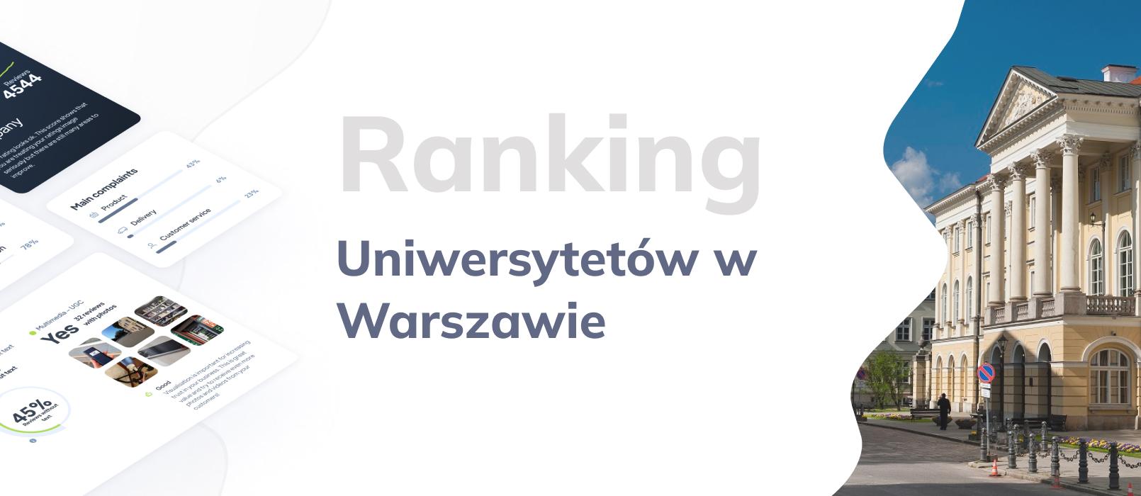 Najlepsze Uniwersytety w Warszawie - TOP 10
