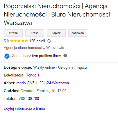 pozycjonowanie lokalne